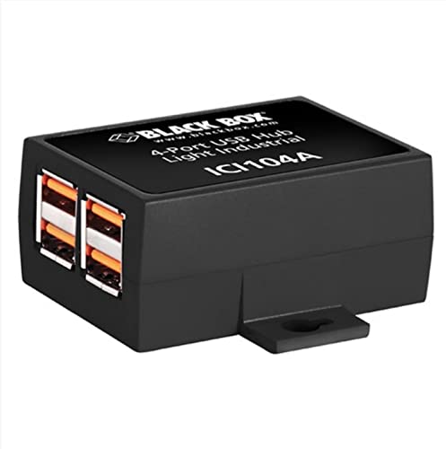 Black Box USB 20 HUB for Industrial ENVIRONMENTS ICI104A, USB, ICI104A (ENVIRONMENTS ICI104A, USB 2.0, 480 Mbit/s, 5 V, 45 mm, 28 mm, 61 mm) von Black Box