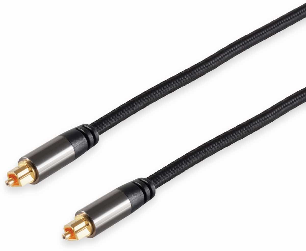 BLACK COTTON Lichtleiter-Kabel, 1,0 m, schwarz BLACK COTTON Lichtleiter-Kabel, 1,0 m, schwarz von Black Cotton