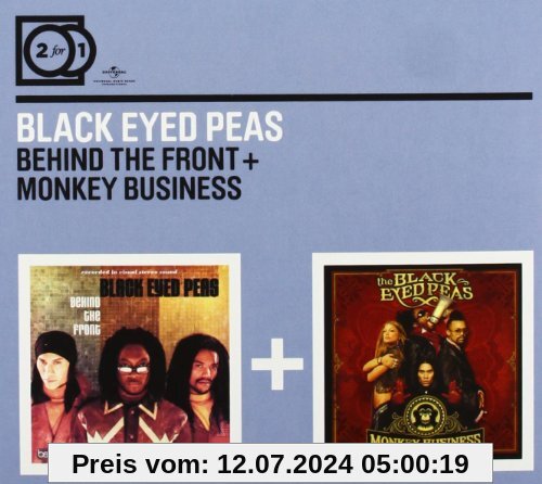 2 For 1: Behind The Front / Monkey Business (Digipack ohne Booklet) von Black Eyed Peas