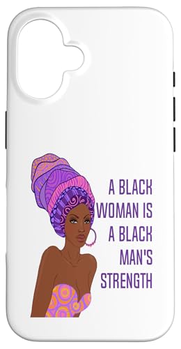 Black Queen African Black Woman ist die starke Ehefrau des schwarzen Mannes Hülle für iPhone 16 Black Queen African Black Woman ist die starke Ehefrau des schwarzen Mannes Hülle für iPhone 16 von Black Girl Magic Tees NYC