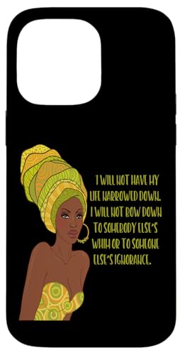 Black Queen African Ich werde mich NICHT verneigen Feminist Strong Hülle für iPhone 14 Pro Max von Black Girl Magic Tees NYC