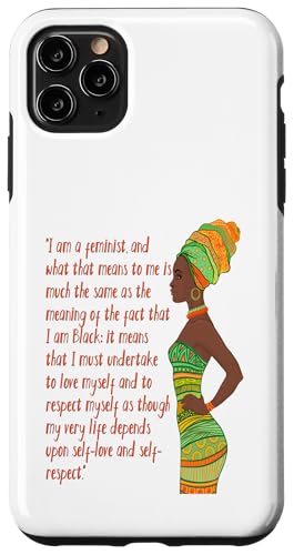 Black Queen African Love Myself Respektiere feministische Selbstfürsorge Hülle für iPhone 11 Pro Max von Black Girl Magic Tees NYC