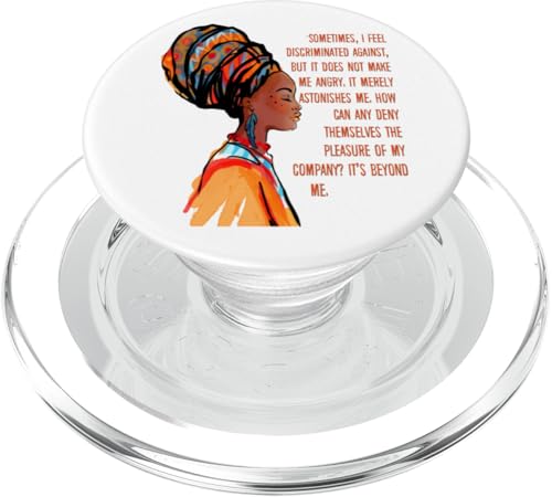 Black Queen Afrikanische Diskriminierung Positivität Mindset Frauen PopSockets PopGrip für MagSafe von Black Girl Magic Tees NYC