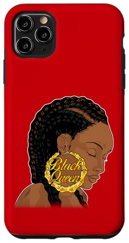 Black Queen Gen X 90s Mädchen Bambus Ohrringe Cornrows Damen Hülle für iPhone 11 Pro Max von Black Girl Magic Tees NYC
