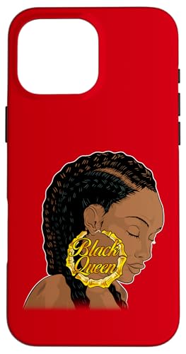 Black Queen Gen X 90s Mädchen Bambus Ohrringe Cornrows Damen Hülle für iPhone 16 Pro Max Black Queen Gen X 90s Mädchen Bambus Ohrringe Cornrows Damen Hülle für iPhone 16 Pro Max von Black Girl Magic Tees NYC