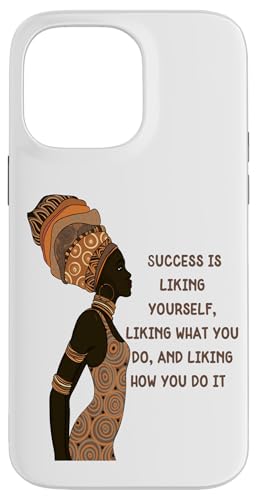 Black Queen SUCCESS heißt, dich selbst zu mögen, Karriere als Hochschulabsolvent Hülle für iPhone 14 Pro Max von Black Girl Magic Tees NYC