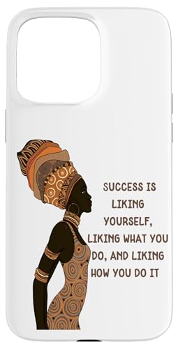Black Queen SUCCESS heißt, dich selbst zu mögen, Karriere als Hochschulabsolvent Hülle für iPhone 15 Pro Max von Black Girl Magic Tees NYC