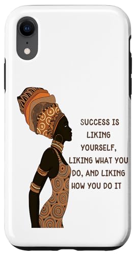 Black Queen SUCCESS heißt, dich selbst zu mögen, Karriere als Hochschulabsolvent Hülle für iPhone XR von Black Girl Magic Tees NYC