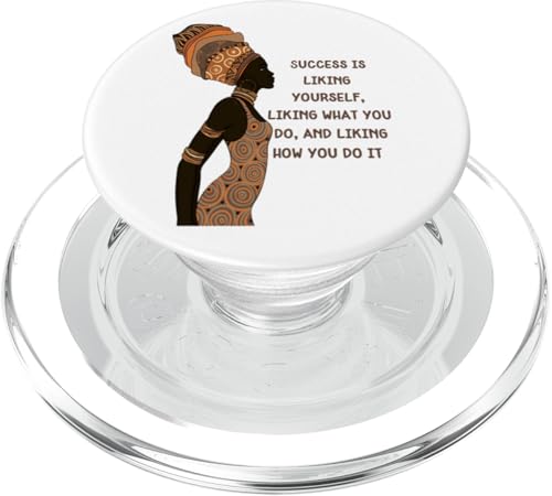 Black Queen SUCCESS heißt, dich selbst zu mögen, Karriere als Hochschulabsolvent PopSockets PopGrip für MagSafe von Black Girl Magic Tees NYC