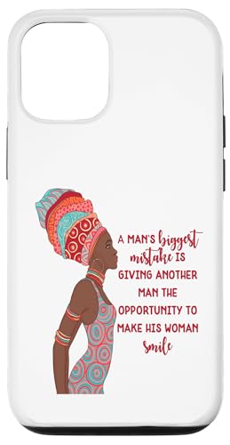 Der größte Fehler des afrikanischen Mannes, einem anderen Mann zu geben Hülle für iPhone 12/12 Pro von Black Girl Magic Tees NYC