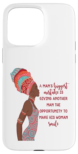 Der größte Fehler des afrikanischen Mannes, einem anderen Mann zu geben Hülle für iPhone 15 Pro Max Der größte Fehler des afrikanischen Mannes, einem anderen Mann zu geben Hülle für iPhone 15 Pro Max von Black Girl Magic Tees NYC