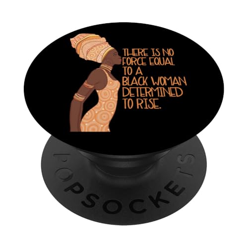 Schwarze Königin Keine Macht ist gleich Schwarze Frauen, die entschlossen sind, aufzustehen PopSockets Klebender PopGrip von Black Girl Magic Tees NYC