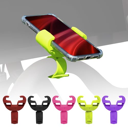 Black Harp Silikon-Handyhalterung für Peloton und Heimtrainer, Handy-Halterung für stationäres Heimtrainer-Zubehör von Black Harp