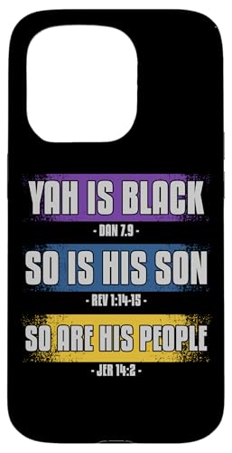 Schwarze hebräische Israelite Kleidung Yah Black Son People Jer 14 Hülle für iPhone 15 Pro Schwarze hebräische Israelite Kleidung Yah Black Son People Jer 14 Hülle für iPhone 15 Pro von Black Hebrew Israelite Clothing