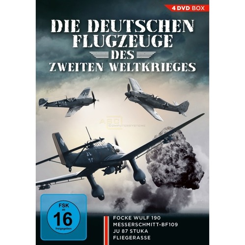 Die deutschen Flugzeuge des Zweiten Weltkrieges      (4 DVDs) von Black Hill Pictures