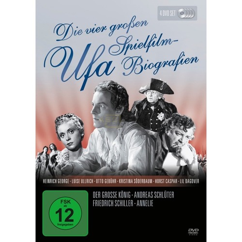 Die vier großen UFA Spielfilm-Biografien      (4 DVDs) von Black Hill Pictures