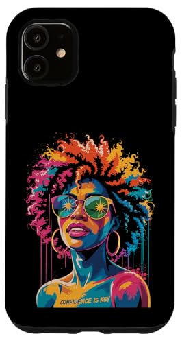 Juneteenth Black Woman Queen Afro African Melanin Dripping Hülle für iPhone 11 Juneteenth Black Woman Queen Afro African Melanin Dripping Hülle für iPhone 11 von Black History Month Every Month