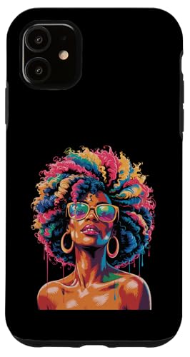 Juneteenth Black Woman Queen Afro African Melanin Dripping Hülle für iPhone 11 Juneteenth Black Woman Queen Afro African Melanin Dripping Hülle für iPhone 11 von Black History Month Every Month