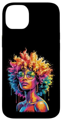 Juneteenth Black Woman Queen Afro African Melanin Dripping Hülle für iPhone 14 Plus von Black History Month Every Month
