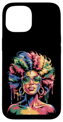 Juneteenth Black Woman Queen Afro African Melanin Dripping Hülle für iPhone 15 Juneteenth Black Woman Queen Afro African Melanin Dripping Hülle für iPhone 15 von Black History Month Every Month