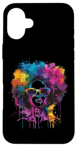 Juneteenth Black Woman Queen Afro African Melanin Dripping Hülle für iPhone 16 Plus Juneteenth Black Woman Queen Afro African Melanin Dripping Hülle für iPhone 16 Plus von Black History Month Every Month