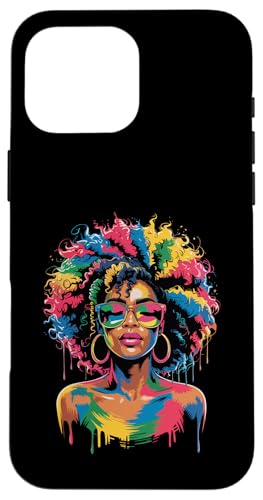 Juneteenth Black Woman Queen Afro African Melanin Dripping Hülle für iPhone 16 Pro Max Juneteenth Black Woman Queen Afro African Melanin Dripping Hülle für iPhone 16 Pro Max von Black History Month Every Month