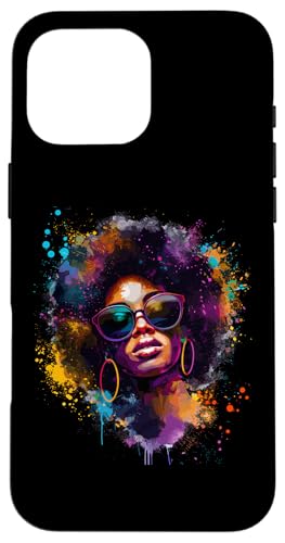 Juneteenth Black Woman Queen Afro African Melanin Dripping Hülle für iPhone 16 Pro Max Juneteenth Black Woman Queen Afro African Melanin Dripping Hülle für iPhone 16 Pro Max von Black History Month Every Month