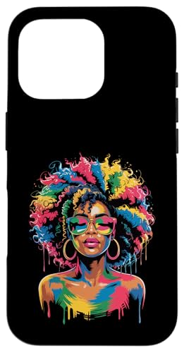 Juneteenth Black Woman Queen Afro African Melanin Dripping Hülle für iPhone 16 Pro Juneteenth Black Woman Queen Afro African Melanin Dripping Hülle für iPhone 16 Pro von Black History Month Every Month