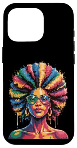 Juneteenth Black Woman Queen Afro African Melanin Dripping Hülle für iPhone 16 Pro Juneteenth Black Woman Queen Afro African Melanin Dripping Hülle für iPhone 16 Pro von Black History Month Every Month