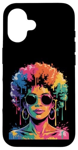 Juneteenth Black Woman Queen Afro African Melanin Dripping Hülle für iPhone 16 Juneteenth Black Woman Queen Afro African Melanin Dripping Hülle für iPhone 16 von Black History Month Every Month