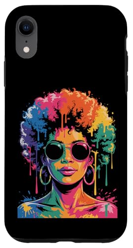 Juneteenth Black Woman Queen Afro African Melanin Dripping Hülle für iPhone XR Juneteenth Black Woman Queen Afro African Melanin Dripping Hülle für iPhone XR von Black History Month Every Month