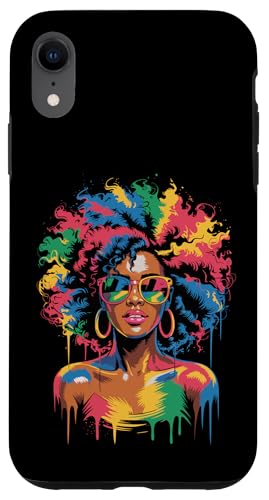 Juneteenth Black Woman Queen Afro African Melanin Dripping Hülle für iPhone XR Juneteenth Black Woman Queen Afro African Melanin Dripping Hülle für iPhone XR von Black History Month Every Month