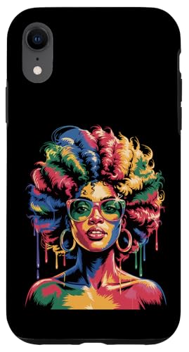 Juneteenth Black Woman Queen Afro African Melanin Dripping Hülle für iPhone XR Juneteenth Black Woman Queen Afro African Melanin Dripping Hülle für iPhone XR von Black History Month Every Month