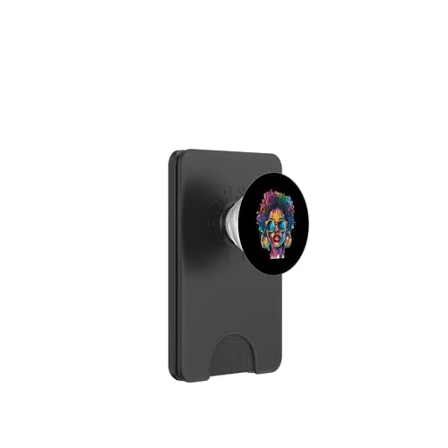 Juneteenth Black Woman Queen Afro African Melanin Dripping PopSockets PopWallet für MagSafe Juneteenth Black Woman Queen Afro African Melanin Dripping PopSockets PopWallet für MagSafe von Black History Month Every Month