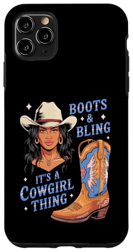 Black Cowgirl Melanin - Boots & Bling It's a Cowgirl Thing Hülle für iPhone 11 Pro Max Black Cowgirl Melanin - Boots & Bling It's a Cowgirl Thing Hülle für iPhone 11 Pro Max von Black History Texas African American Cowgirl South