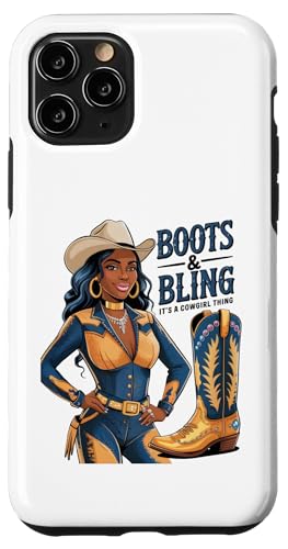 Black Cowgirl Melanin - Boots & Bling It's a Cowgirl Thing Hülle für iPhone 11 Pro Black Cowgirl Melanin - Boots & Bling It's a Cowgirl Thing Hülle für iPhone 11 Pro von Black History Texas African American Cowgirl South