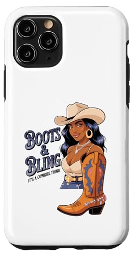 Black Cowgirl Melanin - Boots & Bling It's a Cowgirl Thing Hülle für iPhone 11 Pro von Black History Texas African American Cowgirl South