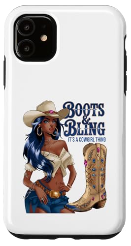 Black Cowgirl Melanin - Boots & Bling It's a Cowgirl Thing Hülle für iPhone 11 Black Cowgirl Melanin - Boots & Bling It's a Cowgirl Thing Hülle für iPhone 11 von Black History Texas African American Cowgirl South