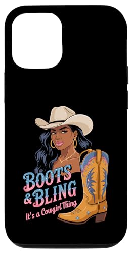 Black Cowgirl Melanin - Boots & Bling It's a Cowgirl Thing Hülle für iPhone 12/12 Pro Black Cowgirl Melanin - Boots & Bling It's a Cowgirl Thing Hülle für iPhone 12/12 Pro von Black History Texas African American Cowgirl South