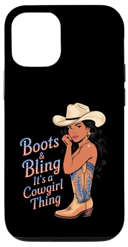 Black Cowgirl Melanin - Boots & Bling It's a Cowgirl Thing Hülle für iPhone 12/12 Pro Black Cowgirl Melanin - Boots & Bling It's a Cowgirl Thing Hülle für iPhone 12/12 Pro von Black History Texas African American Cowgirl South