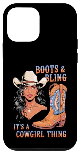 Black Cowgirl Melanin - Boots & Bling It's a Cowgirl Thing Hülle für iPhone 12 mini Black Cowgirl Melanin - Boots & Bling It's a Cowgirl Thing Hülle für iPhone 12 mini von Black History Texas African American Cowgirl South