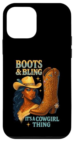 Black Cowgirl Melanin - Boots & Bling It's a Cowgirl Thing Hülle für iPhone 12 mini Black Cowgirl Melanin - Boots & Bling It's a Cowgirl Thing Hülle für iPhone 12 mini von Black History Texas African American Cowgirl South