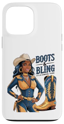 Black Cowgirl Melanin - Boots & Bling It's a Cowgirl Thing Hülle für iPhone 13 Pro Max Black Cowgirl Melanin - Boots & Bling It's a Cowgirl Thing Hülle für iPhone 13 Pro Max von Black History Texas African American Cowgirl South