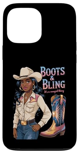 Black Cowgirl Melanin - Boots & Bling It's a Cowgirl Thing Hülle für iPhone 13 Pro Max Black Cowgirl Melanin - Boots & Bling It's a Cowgirl Thing Hülle für iPhone 13 Pro Max von Black History Texas African American Cowgirl South