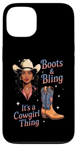 Black Cowgirl Melanin - Boots & Bling It's a Cowgirl Thing Hülle für iPhone 13 Black Cowgirl Melanin - Boots & Bling It's a Cowgirl Thing Hülle für iPhone 13 von Black History Texas African American Cowgirl South