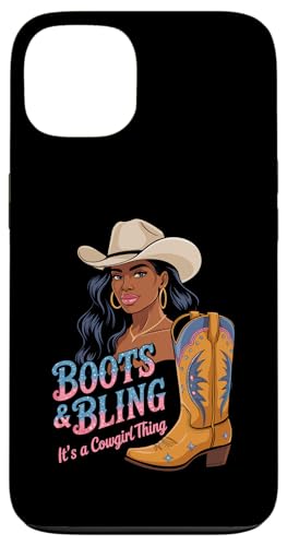 Black Cowgirl Melanin - Boots & Bling It's a Cowgirl Thing Hülle für iPhone 13 Black Cowgirl Melanin - Boots & Bling It's a Cowgirl Thing Hülle für iPhone 13 von Black History Texas African American Cowgirl South