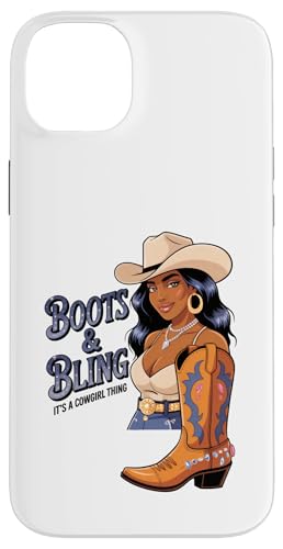 Black Cowgirl Melanin - Boots & Bling It's a Cowgirl Thing Hülle für iPhone 14 Plus Black Cowgirl Melanin - Boots & Bling It's a Cowgirl Thing Hülle für iPhone 14 Plus von Black History Texas African American Cowgirl South