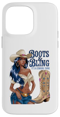Black Cowgirl Melanin - Boots & Bling It's a Cowgirl Thing Hülle für iPhone 14 Pro Max Black Cowgirl Melanin - Boots & Bling It's a Cowgirl Thing Hülle für iPhone 14 Pro Max von Black History Texas African American Cowgirl South