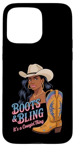 Black Cowgirl Melanin - Boots & Bling It's a Cowgirl Thing Hülle für iPhone 15 Pro Max Black Cowgirl Melanin - Boots & Bling It's a Cowgirl Thing Hülle für iPhone 15 Pro Max von Black History Texas African American Cowgirl South