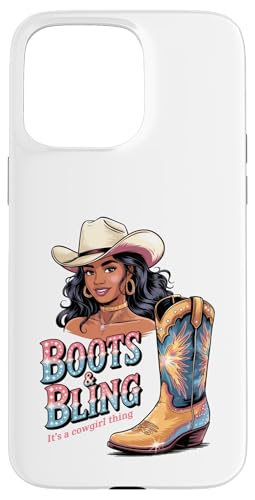 Black Cowgirl Melanin - Boots & Bling It's a Cowgirl Thing Hülle für iPhone 15 Pro Max Black Cowgirl Melanin - Boots & Bling It's a Cowgirl Thing Hülle für iPhone 15 Pro Max von Black History Texas African American Cowgirl South